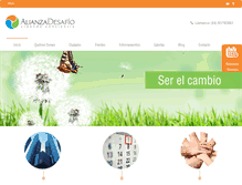 Tablet Screenshot of alianzadesafio.mx
